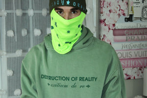 "Destruction Of Reality" Trap Fashion Olive Sweatsuit Set