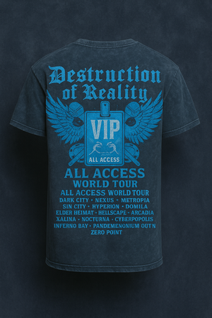 Pre-Order Limited Edition Destruction Of Reality " Startender VIP " Heavy Weight T-shirts