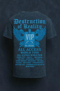 Pre-Order Limited Edition Destruction Of Reality " Startender VIP " Heavy Weight T-shirts