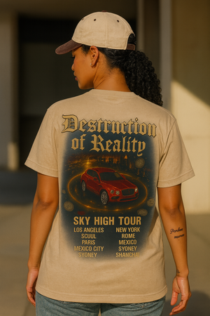 Pre-Order Limited Edition Destruction Of Reality "Bentley " Heavy Weight T-shirts