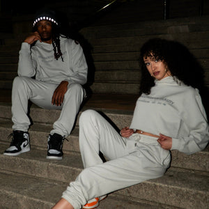 "Destruction Of Reality" Trap Fashion Sliver Sweatsuit Set