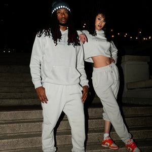 "Destruction Of Reality" Trap Fashion Sliver Sweatsuit Set