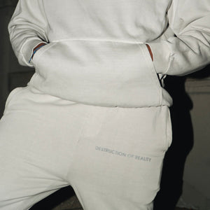 'Destruction Of Reality" Trap Fashion Sliver Sweatpants