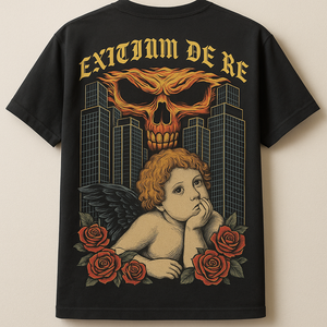 Destruction Of Reality “City of Angels 3.0” Heavyweight Glow-in-the-Dark Graphic Streetwear T-Shirt