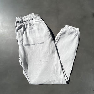 'Destruction Of Reality" Trap Fashion Sliver Sweatpants